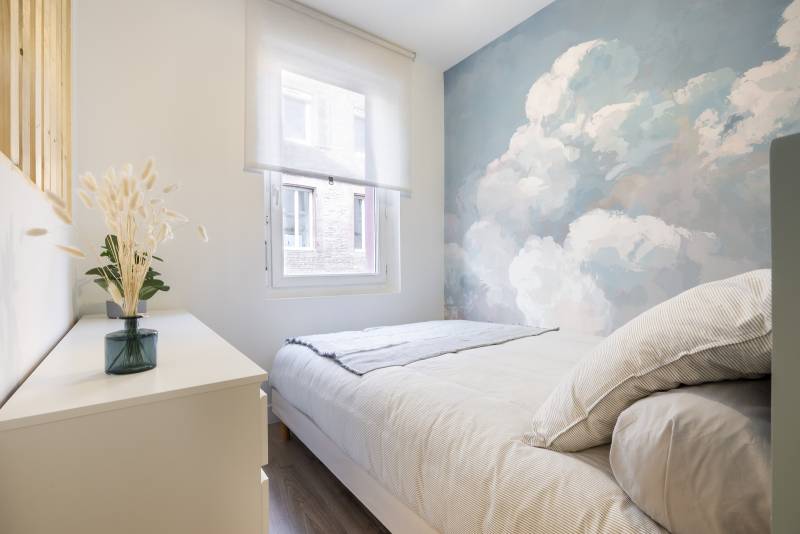 Transformation d'un studio de 26m² en T1 Bis pour mise en location courte durée à Toulouse quartier Saint-Aubin