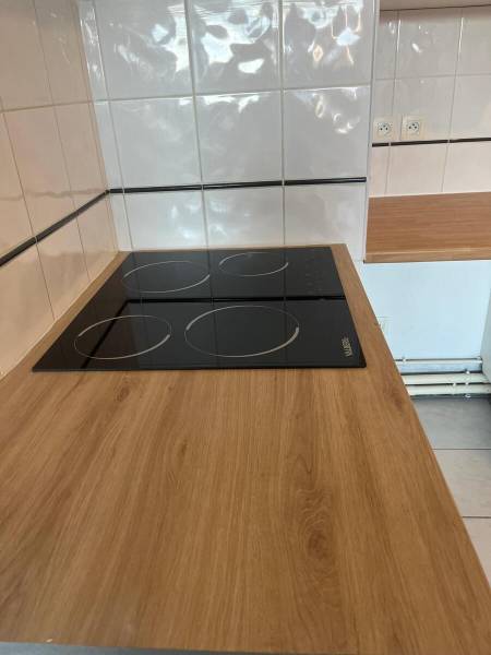 Installation nouvelle plaque de cuisson