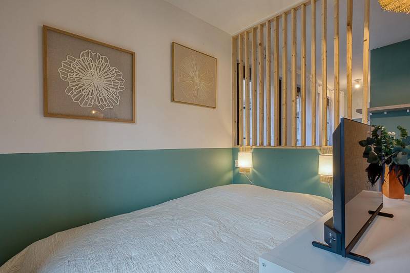 Rénovation et optimisation d'espace T1bis 26m² pour un investisseur à Toulouse quartier les Amidonniers