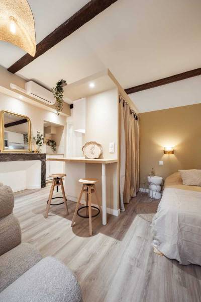 Transformation studio en T1 Bis quartier Capitole à Toulouse