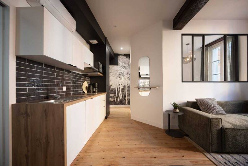 Transformation studio en T1 Bis quartier Capitole à Toulouse